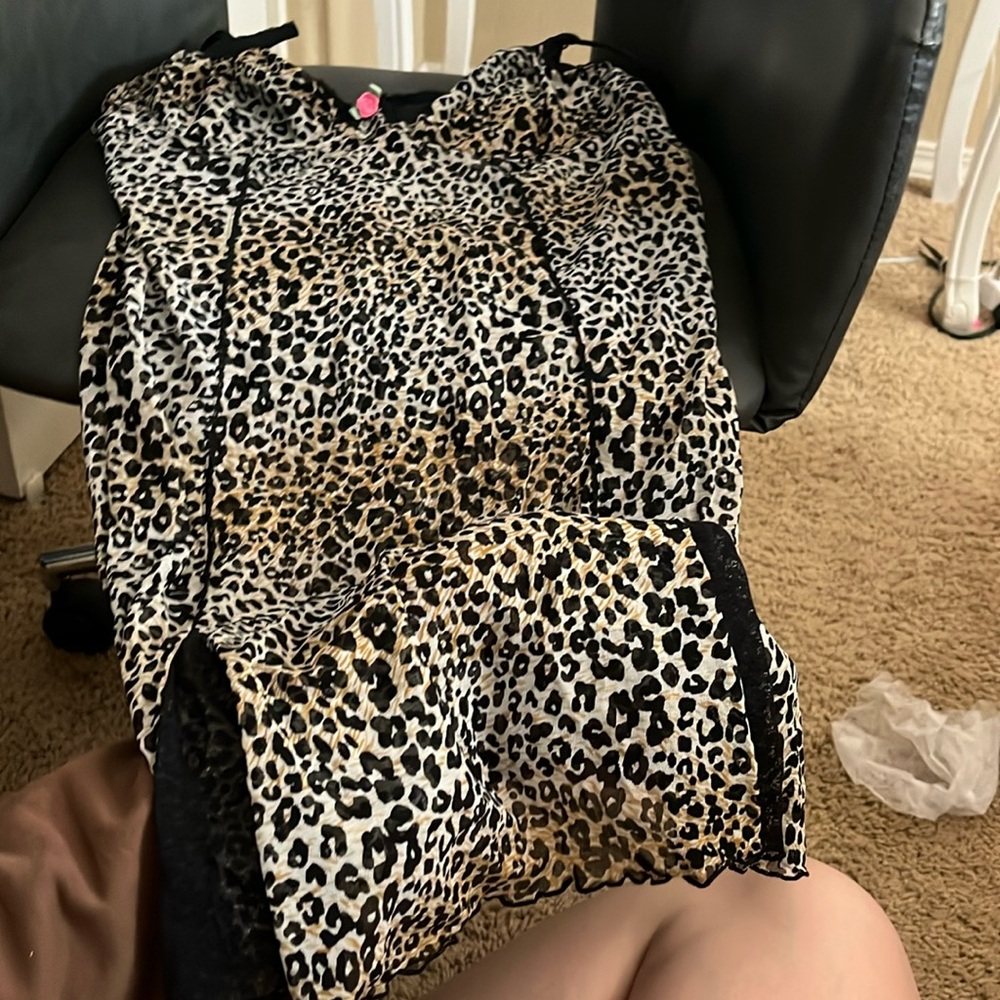 Leopard print dress